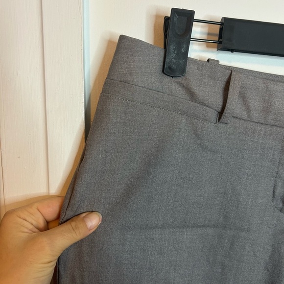 Worthington Gray Curvy Fit Wide Leg Trousers - Picture 5 of 5